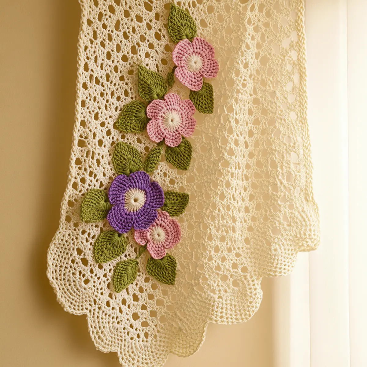 crochet curtain pattern