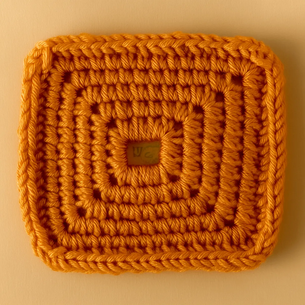 no gap crochet square