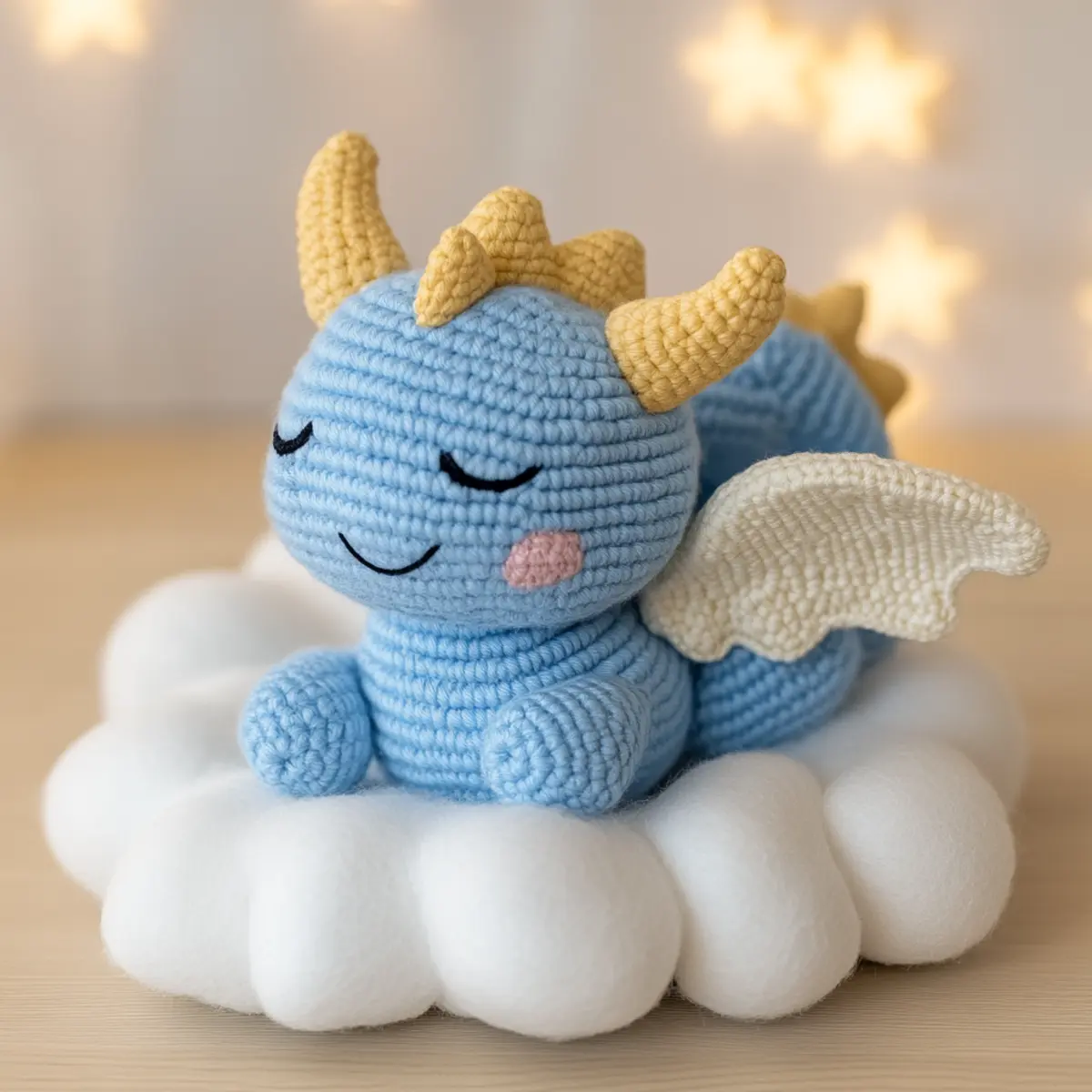 sleepy dragon crochet