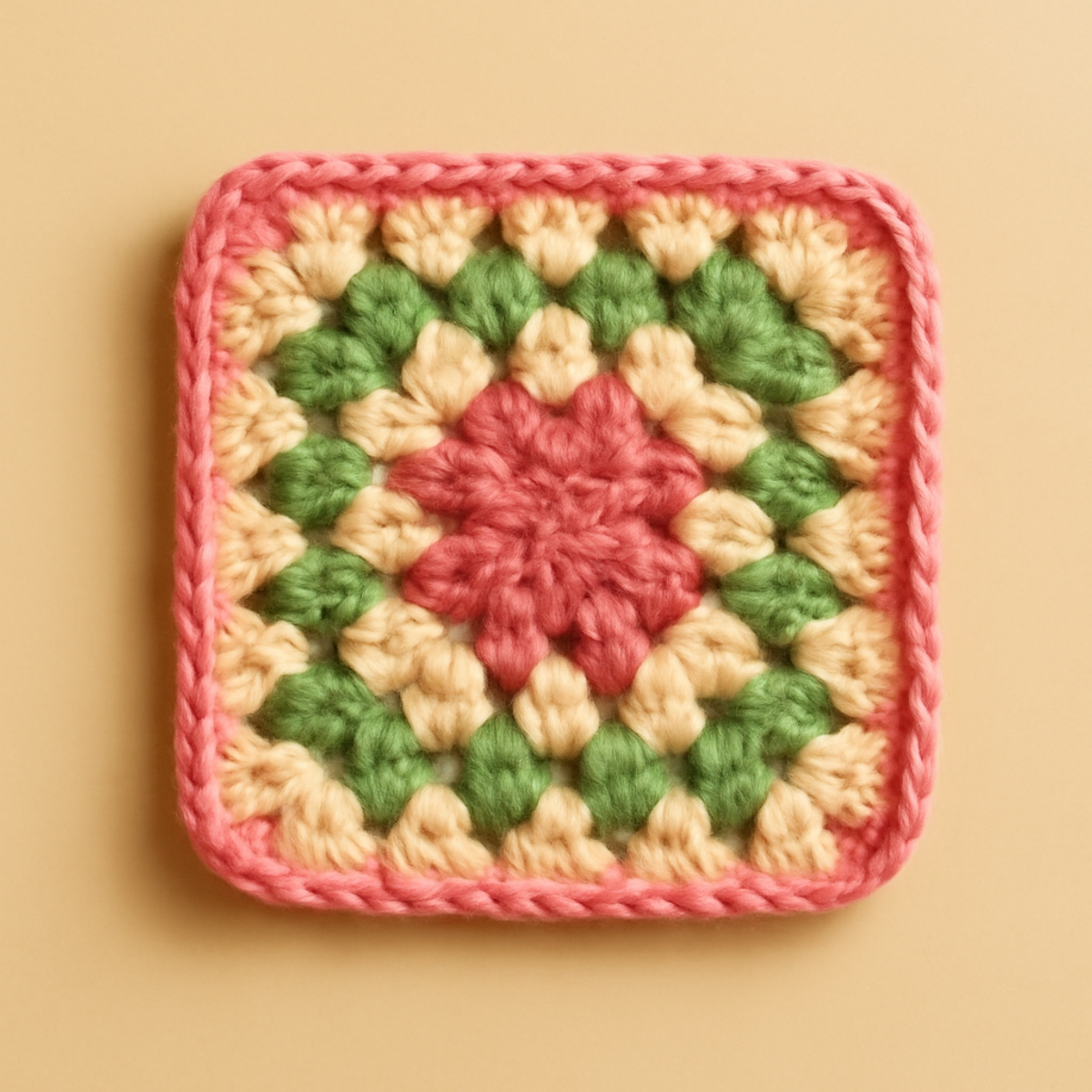 Vibrant Granny Square Crochet: Whimsical Floral Delight