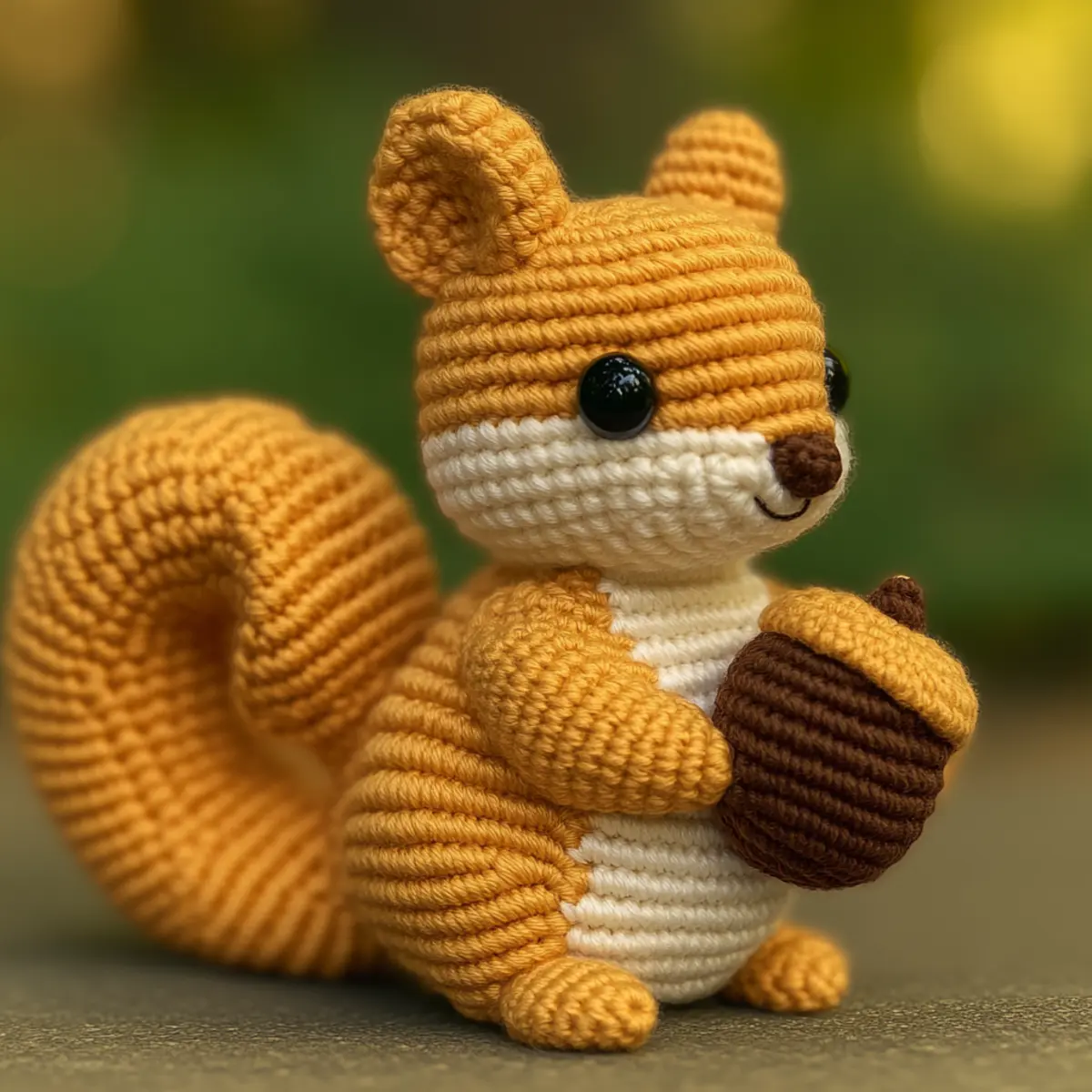 crochet squirrel