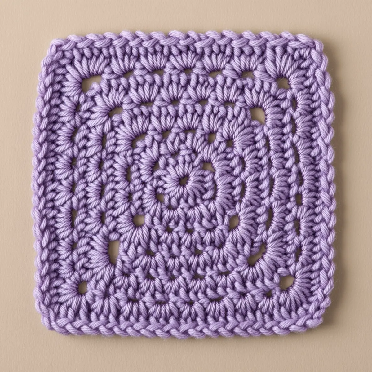 solid granny square