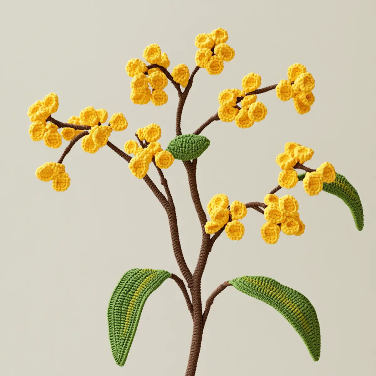 crochet osmanthus flower