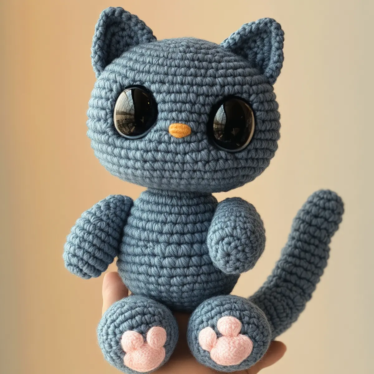 crochet cat toy