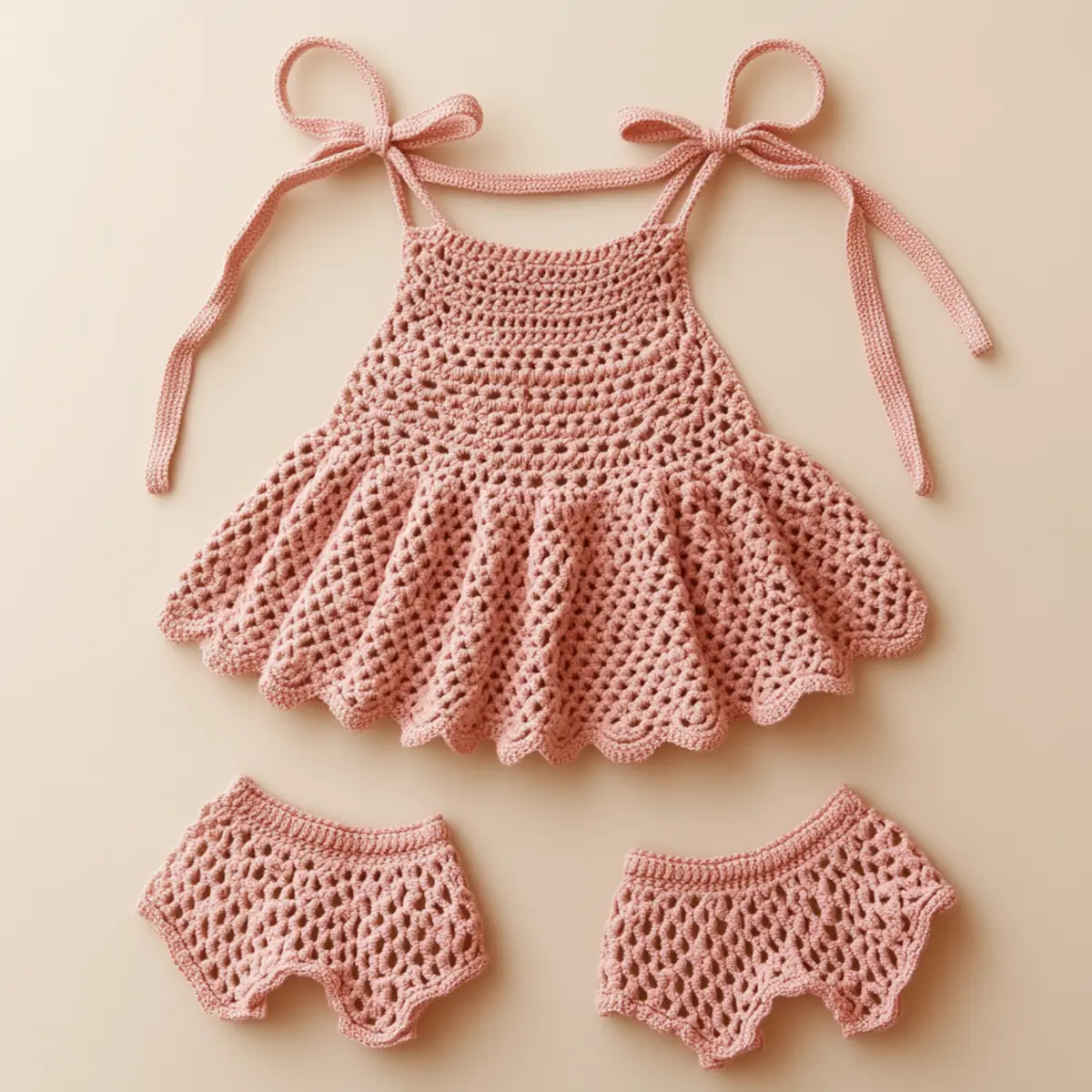 crochet baby dress