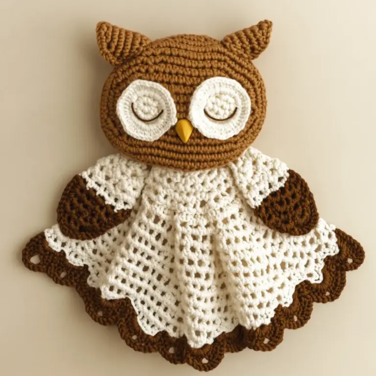 Cozy Owl Blanket Crochet Pattern for Little Dreamers