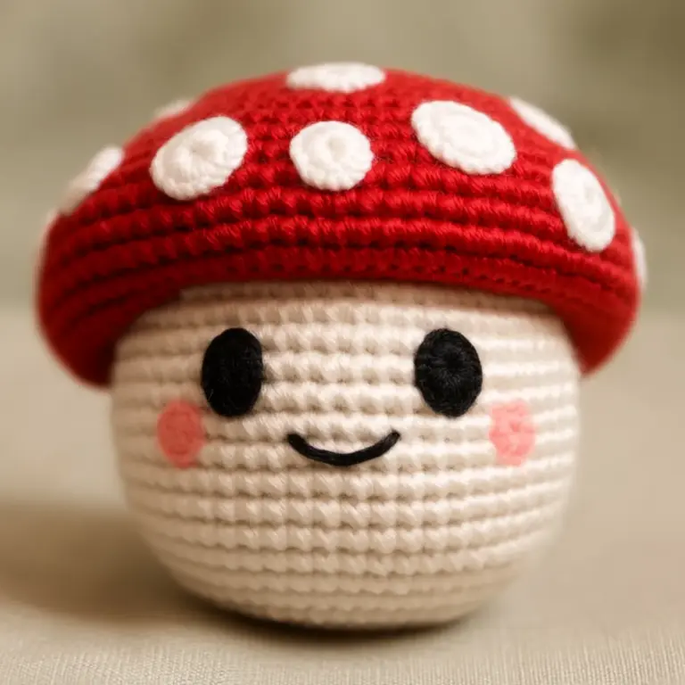 Cozy Amigurumi Mushroom: A Quick, Beginner-Friendly Project