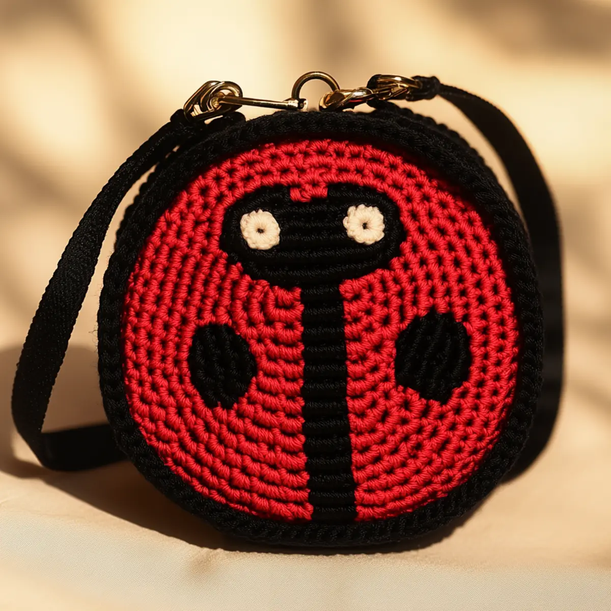 ladybug crochet bag