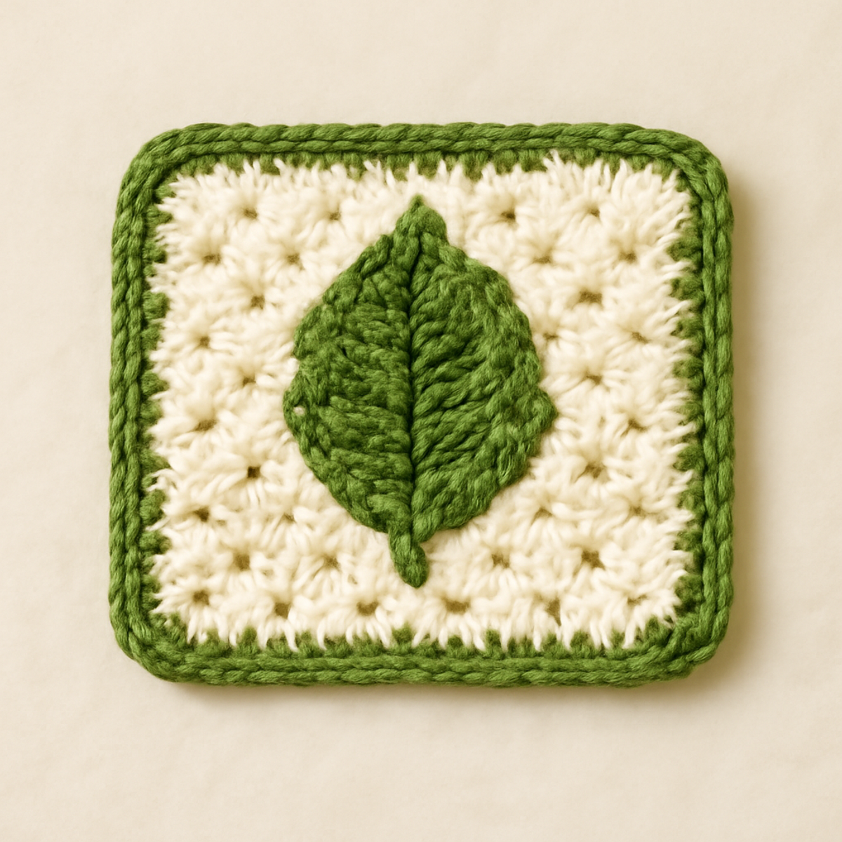 Cozy Leaf Granny Square: A Beginner’s Whimsical Delight