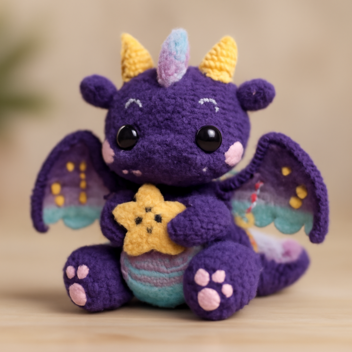 Whimsical Stardust Dragon Crochet Pattern for Magic Makers